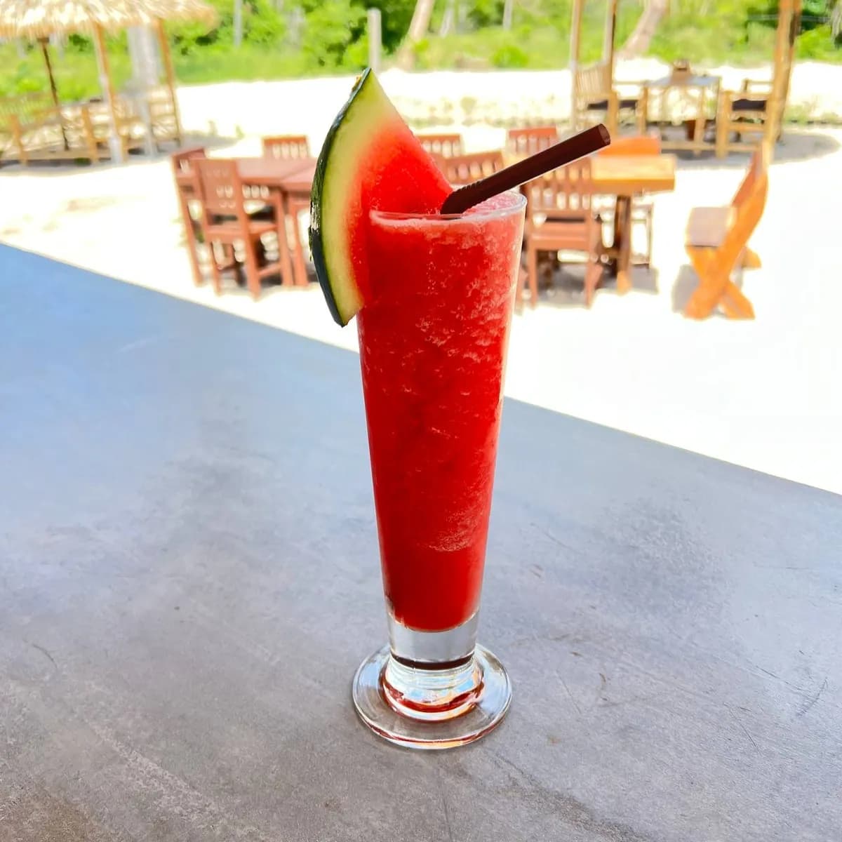 Fresh watermelon smoothie